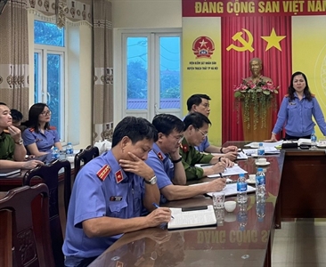 Kiểm tra liên ngành công tác tiếp nhận, giải quyết tố giác, tin báo về tội...